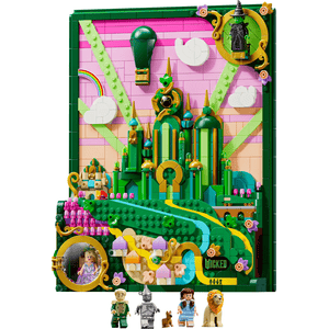 LEGO® Wicked 75685 Emerald City Wandkunst