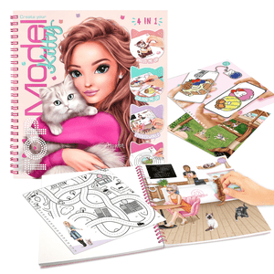 Create your TOPModel Kitty Malbuch