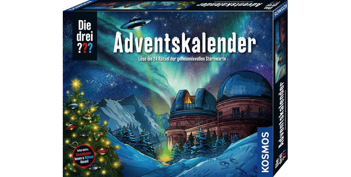 Kosmos Die drei ??? Adventskalender 2025 Geheimnisvolle Sternwarte