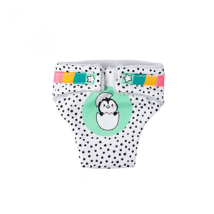 Heless Puppen-Stoffwindeln Pinguin Pünktchen 2 Stück - Gr. 28-35 cm