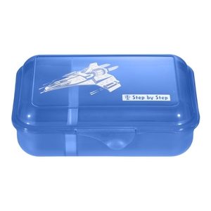 Step by Step Lunchbox "Starship Galactus", Blau