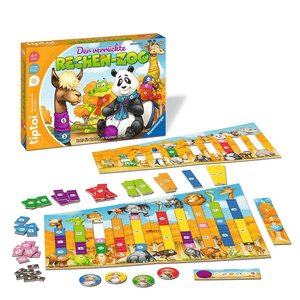tiptoi® Spiel 00104 - Der verrückte Rechen-Zoo - Lernspiel ab 4 Jahren