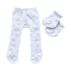 Heless Puppen-Strumpfhose mit Söckchen Eiskristalle - Gr. 35-45 cm