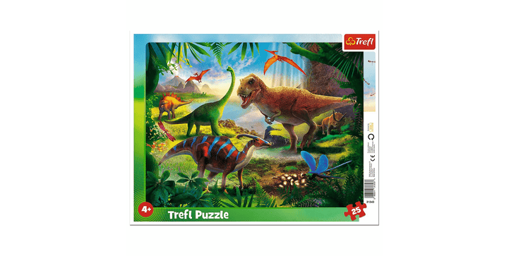 Trefl Rahmen-Puzzle 25 Teile - Dinosaurier