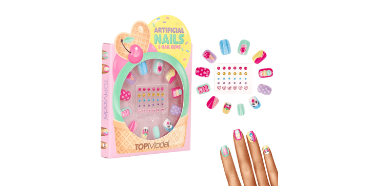TOPModel Kunstnägel und Dekosteine Set CANDY GLAM