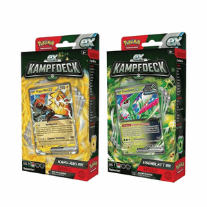 Pokémon Kampfdeck Kapu-Riki ex oder Eisenblatt ex