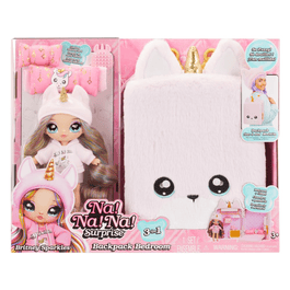 Na Na Na Surprise 3 in 1 Backpack Bedroom Unicorn Playset Britney Sparkles