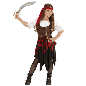 Widmann Piratin Kostüm 8-10 Jahre