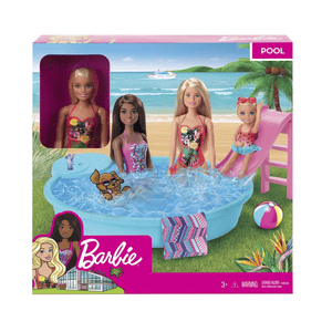 Barbie Pool Spielset mit Puppe
