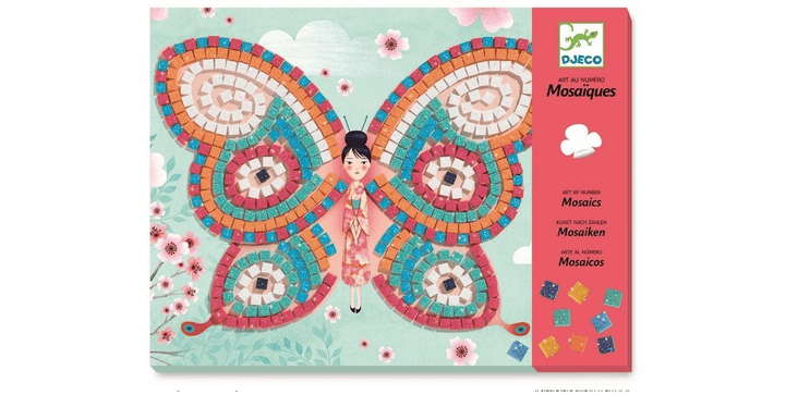 DJECO Mosaike: Glitzer Schmetterlinge