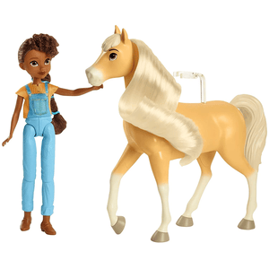 "Spirit – frei und ungezähmt“ Puppe Pru & Pferd Chica Linda