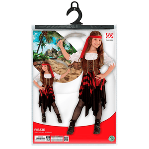 Widmann Piratin Kostüm 5-7 Jahre