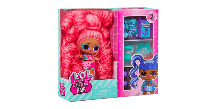 L.O.L. Surprise Hair Hair Hair Doll - Pink Hair