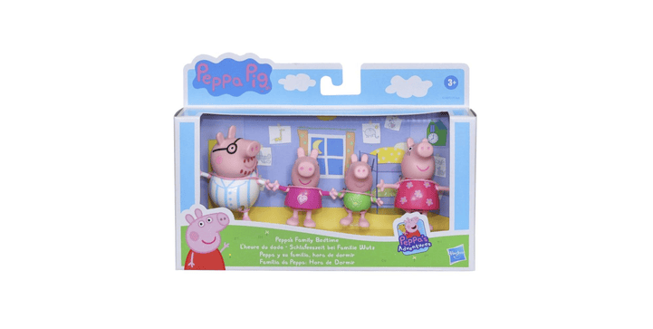 Figurenset Peppa Pig Familie Wutz - Bedtime
