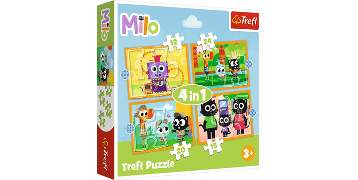 Trefl 4 in 1 Puzzle - Milo