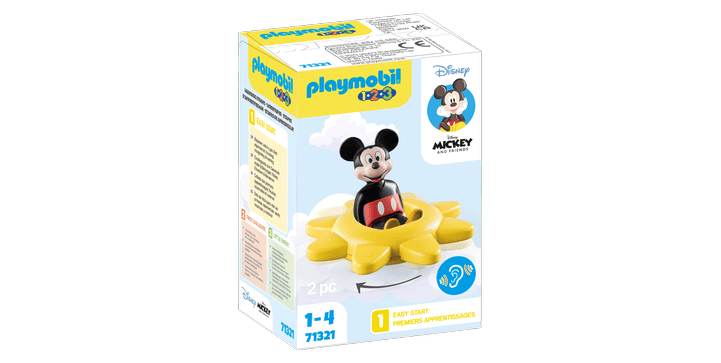 71321 1.2.3 & Disney: Mickys Drehsonne mit Rasselfunktion - Playmobil
