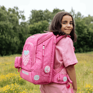 Beckmann Schulrucksack Active Air FLX 6-teiliges Set - Strawberry