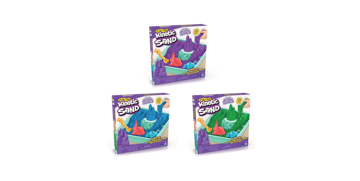 Kinetic Sand Sand Box (454g) lila grün oder blau