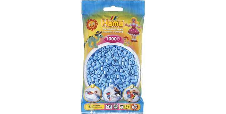 Hama Kleiner Perlenbeutel Pastellblau Classic