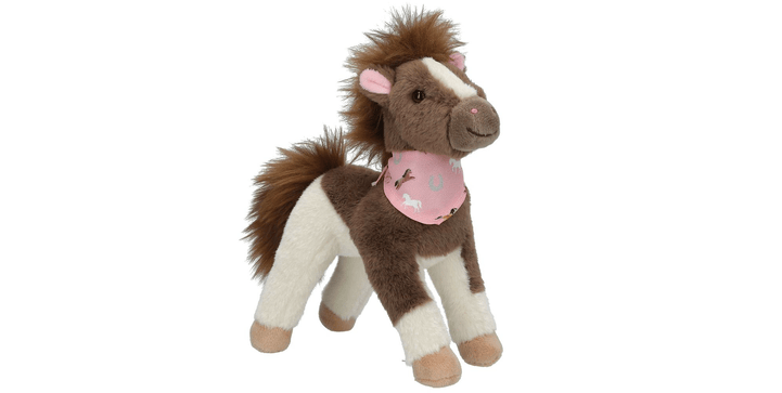 Miss Melody Plüschpferd Braun Weiß 18 cm