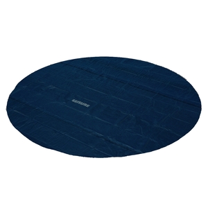 Solarabdeckplane schwarz/blau Ø305 für Pool