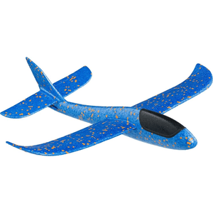 Flugzeug im Cartoon-Design blau