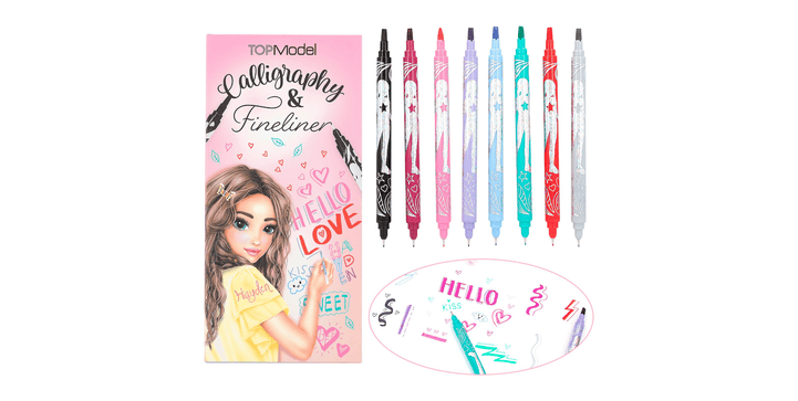 TOPModel Kalligraphy und Fineliner Set