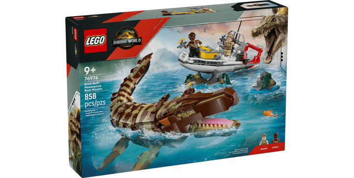 LEGO® Jurassic World™ 76974 Mosasaurier: Die Bootmission