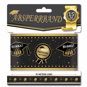 Udo Schmidt - Absperrband "Prüfung bestanden" 15 m