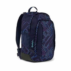 satch Air Schulrucksack Purple Laser