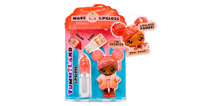 Yummiland Lipgloss Doll- Piper Peach