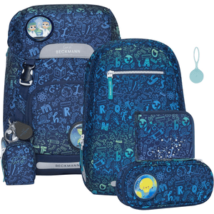 Beckmann Classic Schulrucksack 7-teilig Science