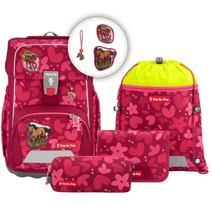 Step by Step GIANT Schulrucksack-Set "Wild Horse Nora" 5-teilig