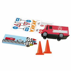 Amscan Partygeschenke-Set Fahrzeuge Plastik 24-teilig