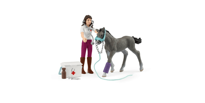 Schleich® 42752 Ms Kramer mit Fohlen