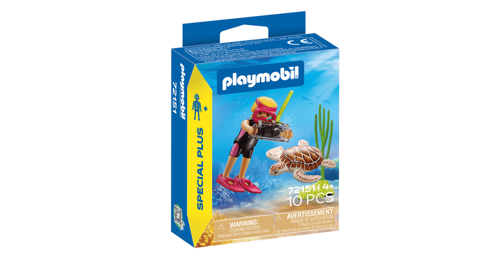 72151 Taucherin mit Schildkröte - Playmobil