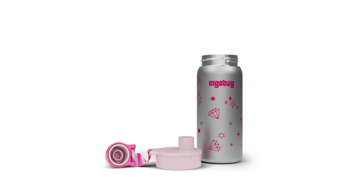 Ergobag Trinkflasche Edelstahl Glitzer