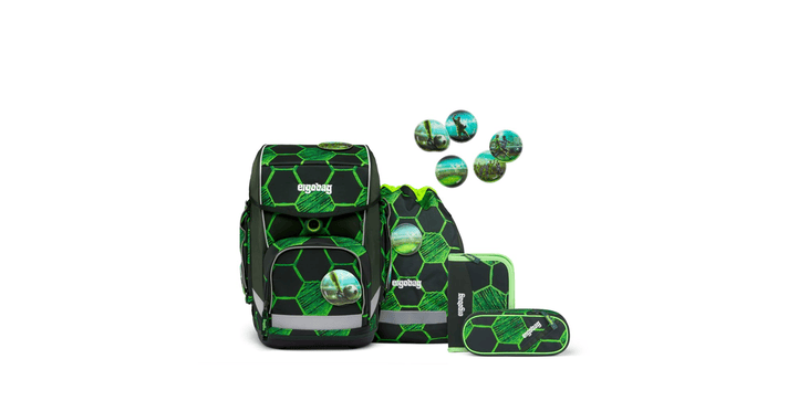 ergobag cubo Schulrucksack-Set Volltreffbär