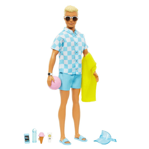 Mattel Barbie Strandtag Puppe Ken