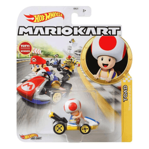Hot Wheels Mario Kart 1:64 Die-Cast Toad