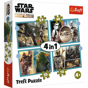 Trefl 4 in 1 Puzzle - Star Wars