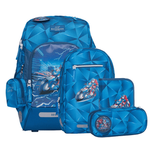 Beckmann Schulrucksack Active Air FLX 6-teiliges Set - Blue Lightning
