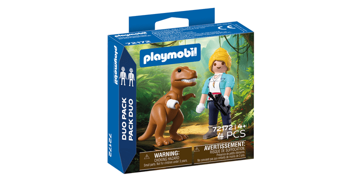 72172 DuoPack T-Rex mit Forscherin - Playmobil