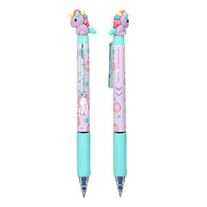 Ylvi Radierbarer Gelstift mit Einhorn Topper - Blindpack