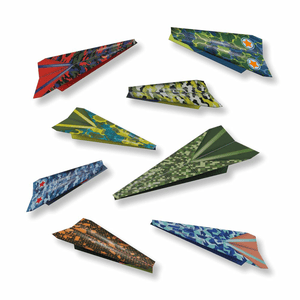 SES Papierflieger mit Abschussrampe