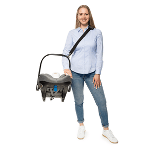 Reer - 85021 Clip&Go Carry Tragegurt für Babyschalen, schwarz