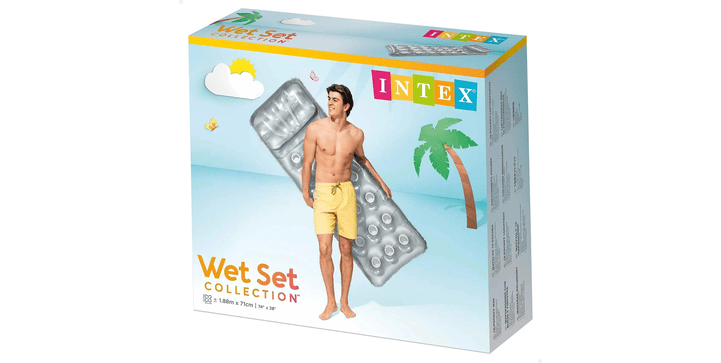 INTEX 18-POCKET Suntanner Silber