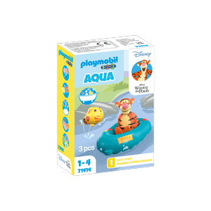 71414 1.2.3 & Disney: Tiggers Schlauchbootfahrt - Playmobil