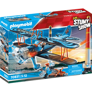 70831 Air Stuntshow Doppeldecker "Phönix" - Playmobil
