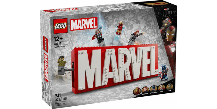LEGO® Marvel Super Heroes™ 76313 MARVEL Logo & Minifiguren